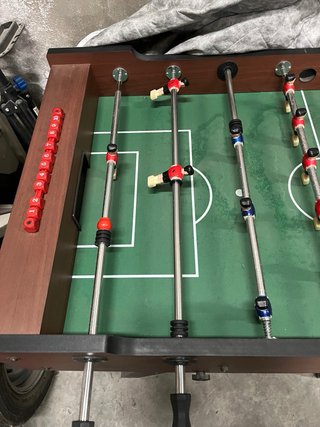 Futbolín de madera
