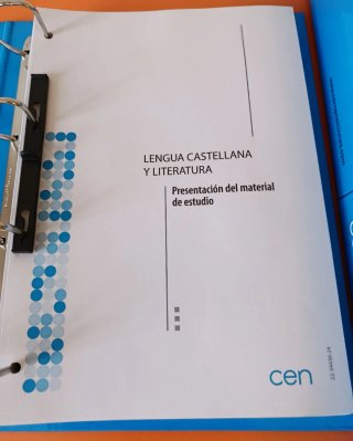 Temario CEN (Lengua Castellana y Literatura) 2026.