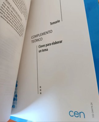 Temario CEN (Lengua Castellana y Literatura) 2026.