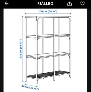 Estantería Industrial IKEA FJÄLLBO