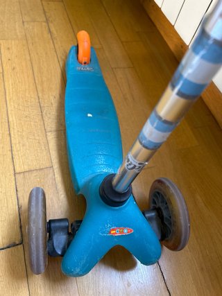 Patinete infantil 3 ruedas azul verdoso m-cro
