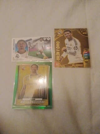 Lote 3 Cromos Jude Bellingham
