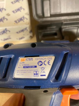 Taladro Dexter Power 12V con 2 baterías