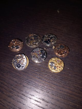 Lotto 7 Movimenti e Quadranti Orologi Vintage Sviz