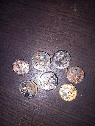 Lotto 7 Movimenti e Quadranti Orologi Vintage Sviz