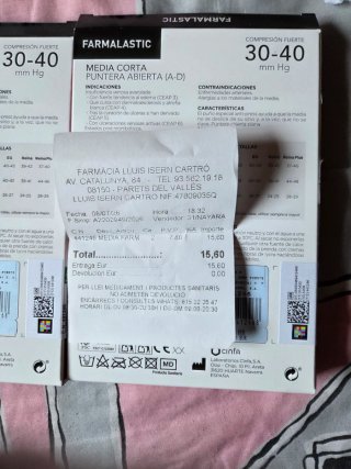 Farmalastic Medias Compresión Fuerte 30-40 mmHg