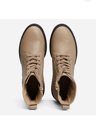 Tommy Hilfiger Botas Chunky Piel Beige T.39