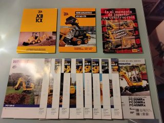 Catalogos excavadoras jcb komatsu