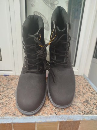 Botas de estilo militar/trabajo negras - Talla 45