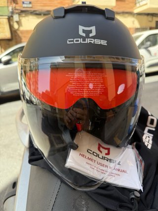 Casco Jet COURSE Negro Nuevo
