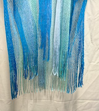 Kimono playero degradado azul y verde