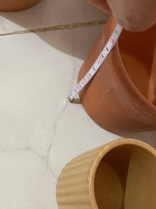 Lote de 10 macetas de barro