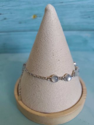 Pulsera Piedra Luna Natural.
