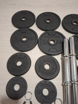 Mancuernas 26kg (4kg mancuernas+ 22kg discos)