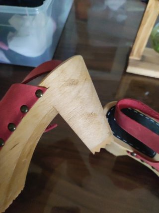 Sandalias Zuecos Sweeks Talla 39 Rojas