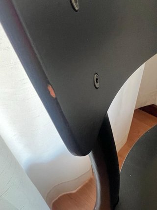 Sillas de comedor de madera negras