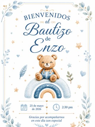 ✨ Carteles de bienvenida personalizados.