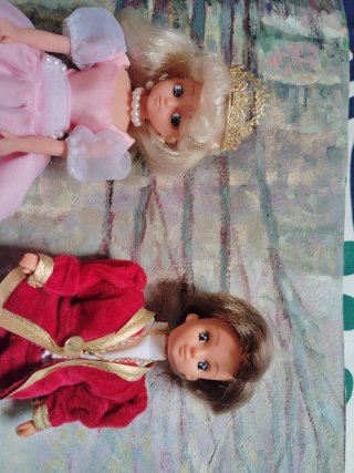 Muñecos Chabel y Danny Cenicienta