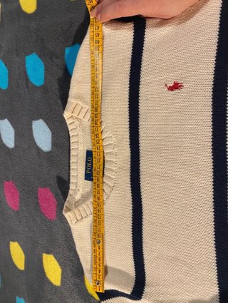 Maglione Polo Ralph Lauren Bambino XL Beige Blu