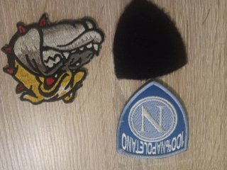 2 Parches Napoli Bulldog