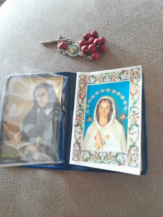 Rosario de 10 cuentas con medalla
