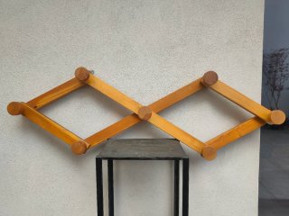 Attaccapanni vintage legno estensibile