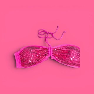 Costume da bagno paillettes rosa 46/48