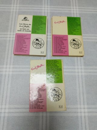 Lote 3 libros Los Cinco. Enid Blyton