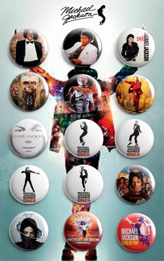PACK CHAPAS MICHAEL JACKSON