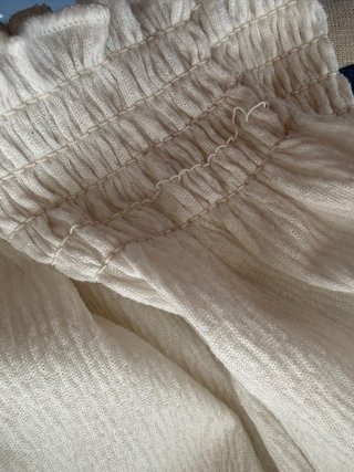 Blusa Crop H&M Blanca