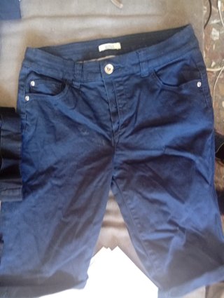 Pack 2 Pantalones Ajustados Negro y Azul
