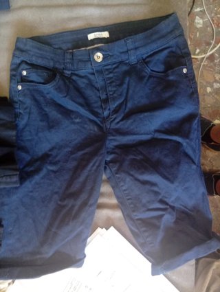 Pack 2 Pantalones Ajustados Negro y Azul