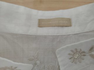 Vestido blanco con bordados