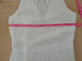 Vestido blanco con bordados