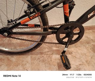 Bicicleta Denbike 20 Naranja/Negra