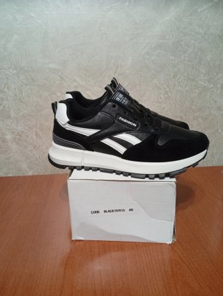 Sneakers uomo Sport Line Nero  Tg.40 Calza piccola