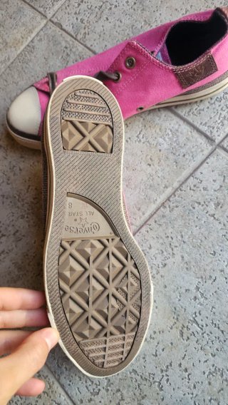 Converse Mujer Rosa y Beige NUEVAS