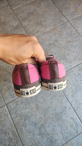 Converse Mujer Rosa y Beige NUEVAS