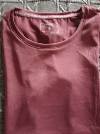 Camiseta deportiva mujer rosa talla S