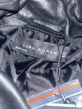 Chaqueta Zara Negra Mujer Talla M