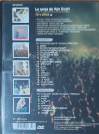 DVD La Oreja de Van Gogh - Gira 2003