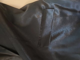 Completo elegante uomo 3 pezzi blu taglia 54