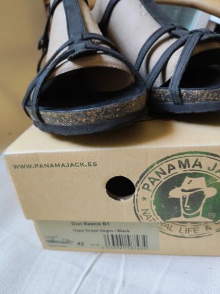 Sandalias Panamá Jack Negras