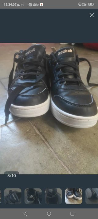 Zapatillas Reebok Mujer T36 Negro/Dorado