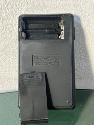 Calculadoras vintage CASIO- CONDATA Y Solar listin