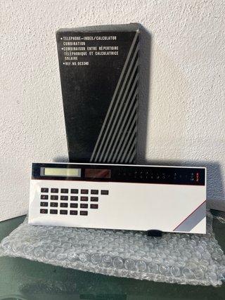 Calculadoras vintage CASIO- CONDATA Y Solar listin