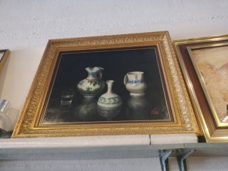 Cuadro Óleo Bodegón Grande