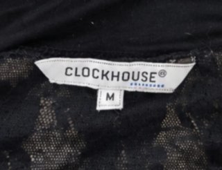 Chaquetilla bolero negra Clockhouse de encaje - M