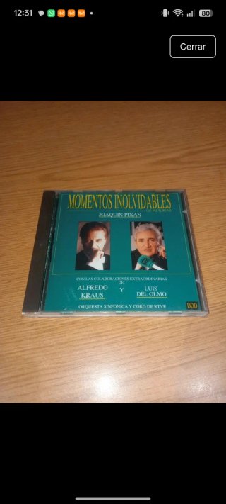 CD Momentos Inolvidables Joaquín Pixán