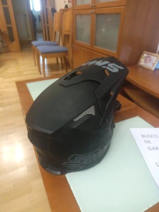 Casco de moto SMK negro
